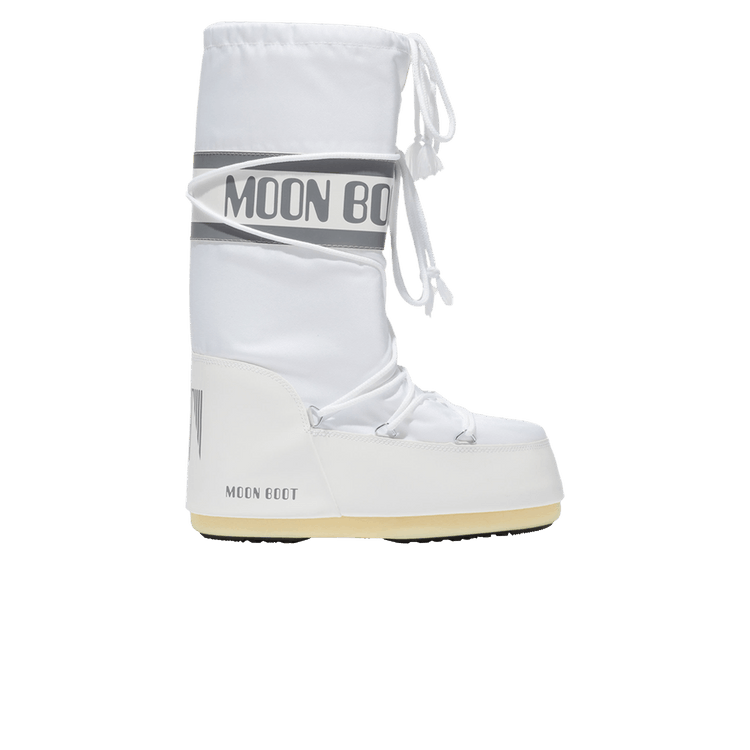 Buy Moon Boot Icon Nylon Boot 'White' - 80D1400440 A001 | GOAT