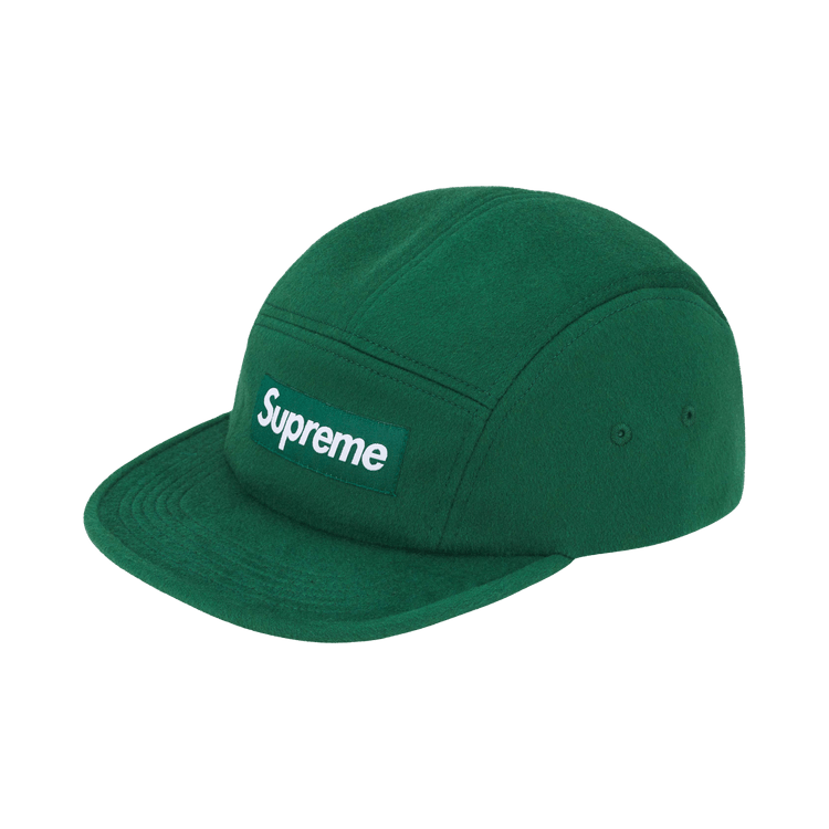 Buy Supreme Wool Camp Cap 'Dark Green' - FW25H108 DARK GREEN | GOAT IT