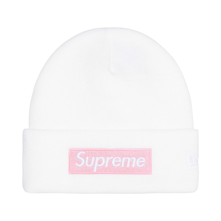 Buy Supreme New Era Box Logo Beanie 'White' - FW25BN5 WHITE | GOAT