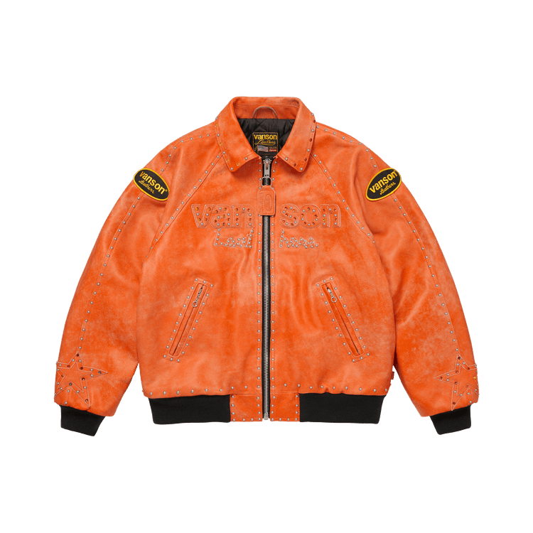 【在庫処分】Supreme Vanson Supreme Vanson Leathers GORE-TEX Shell Jacket Black Men's - FW25 - US