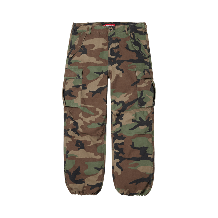 Buy Supreme Cargo Pant 'Woodland Camo' - FW25P20 WOODLAND CAMO | GOAT