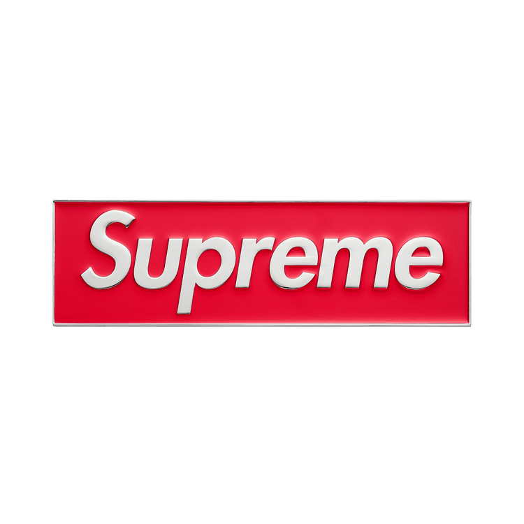 Buy Supreme Box Logo Car Emblem 'Red' - FW25A112 RED | GOAT