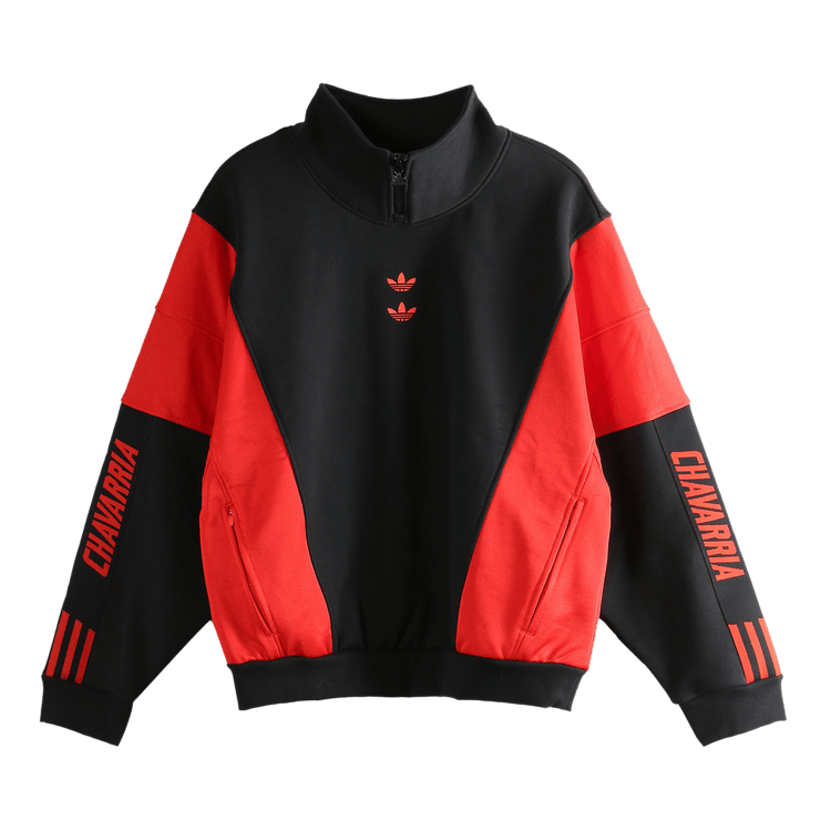 Buy Adidas x Willy Chavarria Watsonville Mockneck Coat 'Black/Red