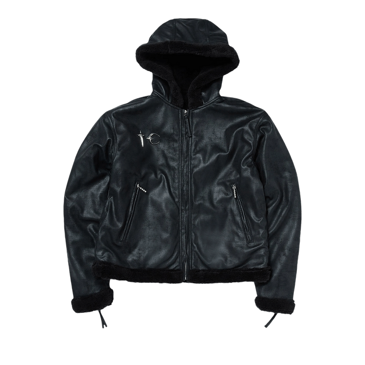 Buy Thug Club TC Reversible Shearling Jacket 'Black' - TC25JK2601