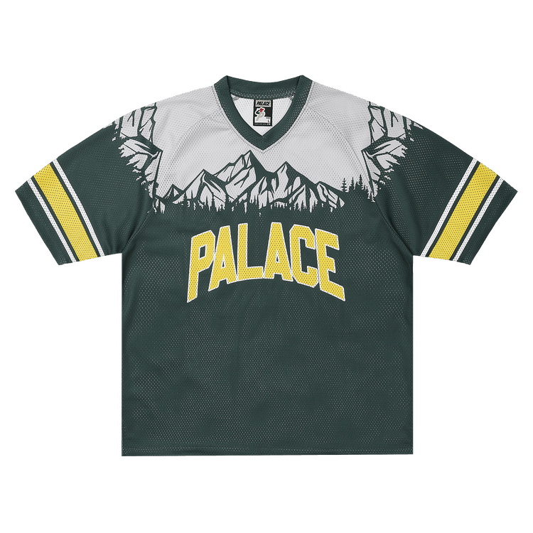 Buy Palace Peaker Mesh Jersey 'Racey Green' - P29ES098 | GOAT