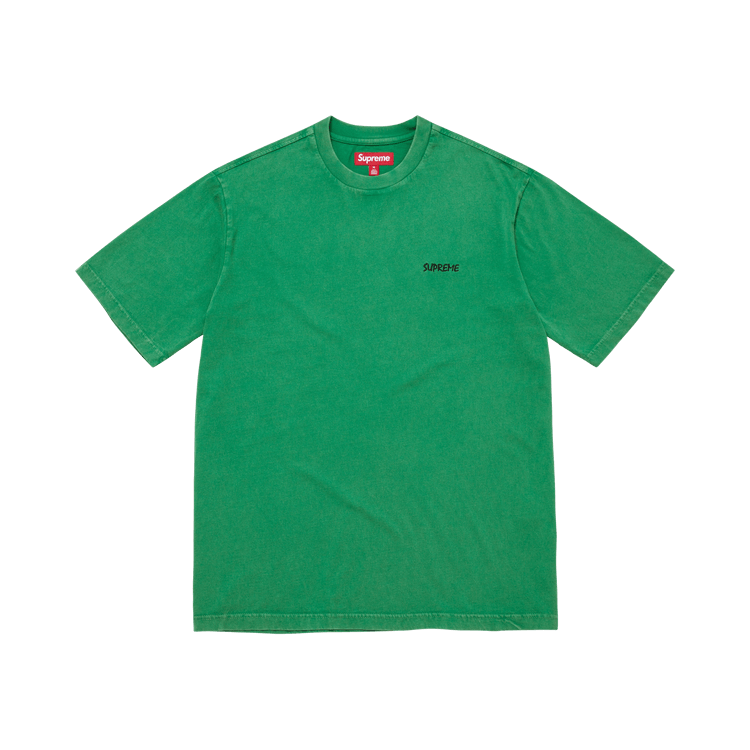 Buy Supreme Washed Short-Sleeve Top 'Green' - FW25KN56 GREEN | GOAT
