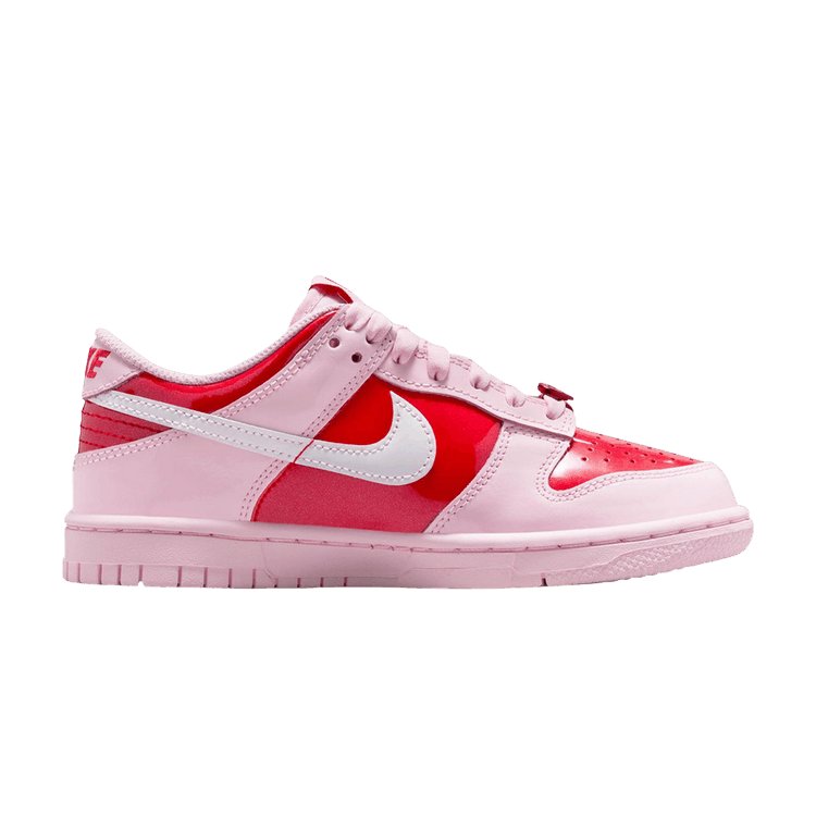 dunks pink and red