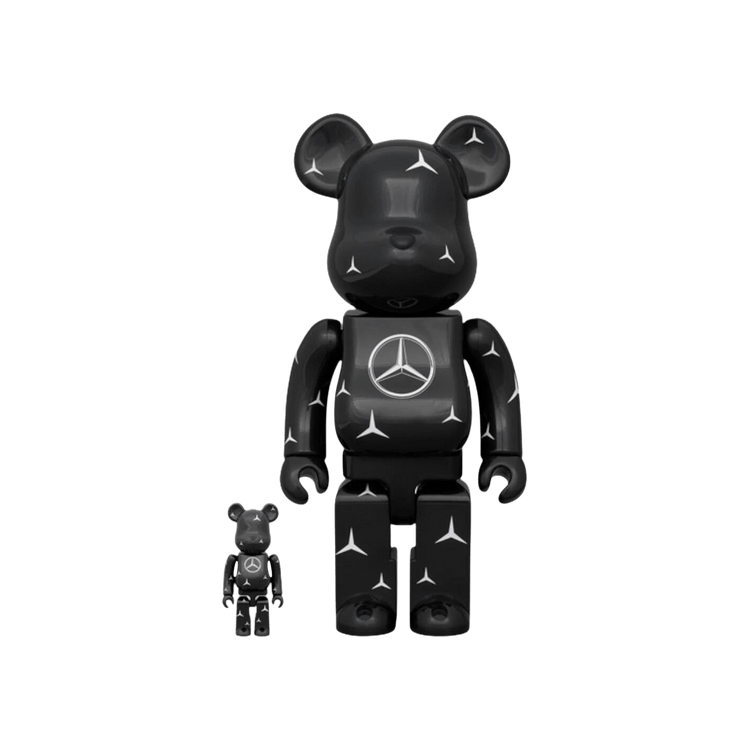 Buy BE@RBRICK Mercedes-Benz 100% & 400% Set 'Black' - 12883