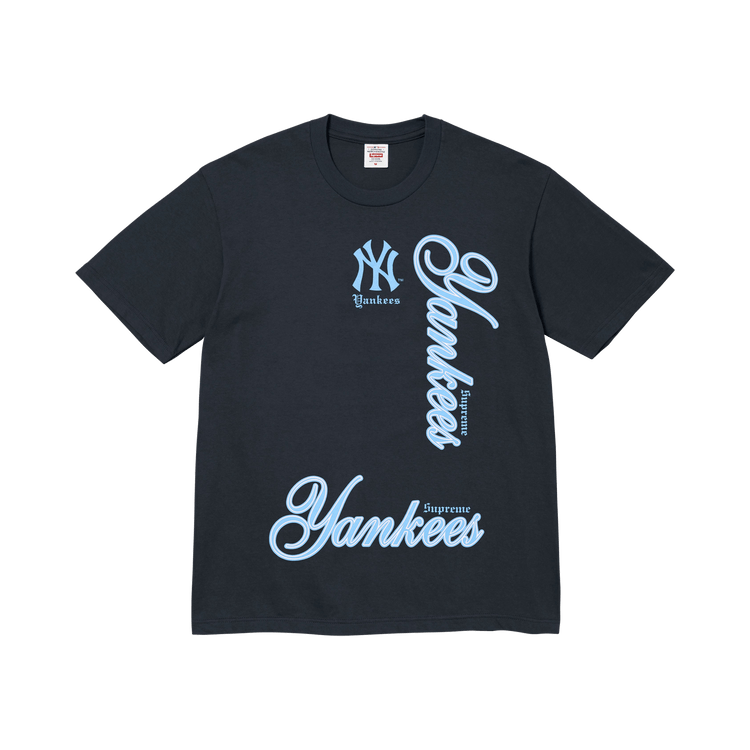Buy Supreme x MLB Teams Tee 'Navy' - FW25T22 NAVY | GOAT