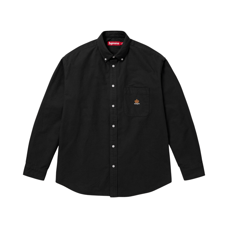 ロ*ー様 supreme Loose Fit Oxford Shirt Buy Supreme Loose Fit Flannel Oxford Shirt 'Black' - FW25S21 BLACK