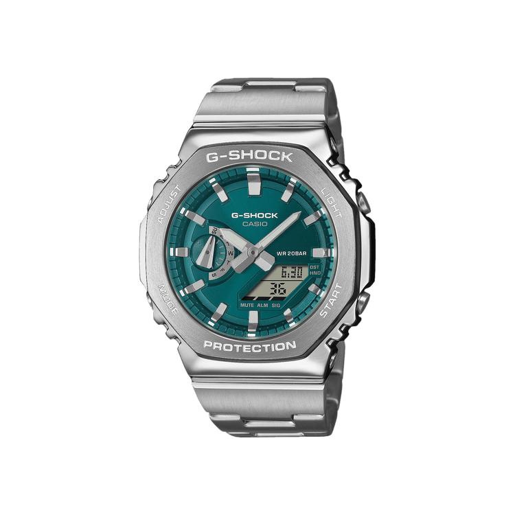 Buy G-SHOCK by Casio G Steel 2100 Series 'Silver' - GM2110D 3A1 | GOAT