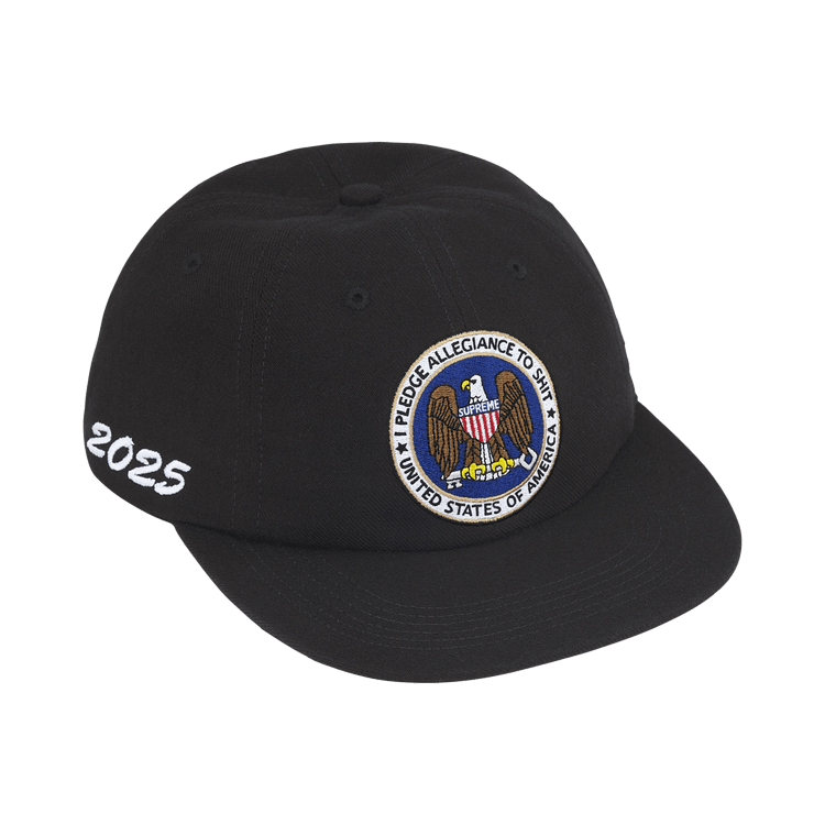 Buy Supreme Pledge Allegiance 6-Panel 'Black' - FW25H121 BLACK | GOAT
