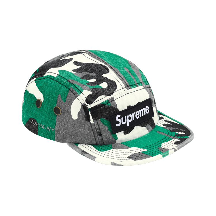 帽子 Supreme - Military Camp Cap Buy Supreme Military Camp Cap 'Green Camo' - FW25H40 GREEN CAMO | GOAT