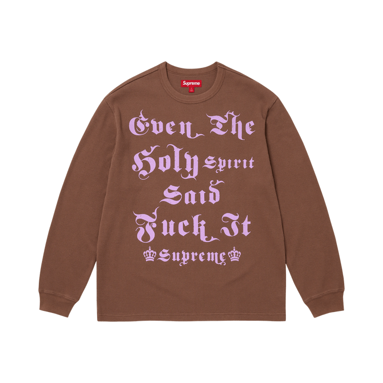 トップス supreme Angel Thermal Buy Supreme Angel Thermal 'Brown' - FW25KN61 BROWN | GOAT