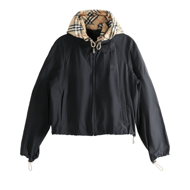 Buy Burberry Double Faced Check Jacket 'Black' - 8122027 | GOAT