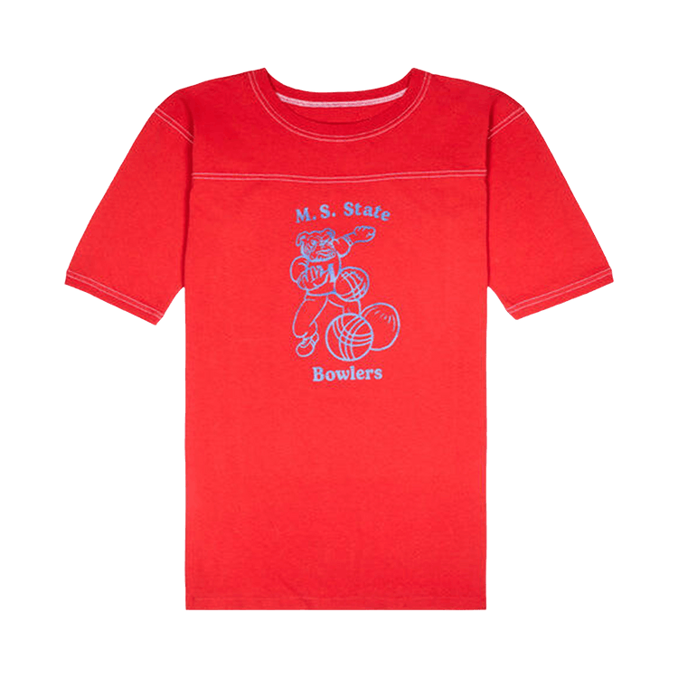 Buy Maison Margiela State T-Shirt 'Red' - S51GC054 0S245 75314 | GOAT