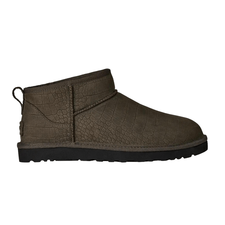 UGG Classic Ultra Mini Embossed Boot Dense Smoke