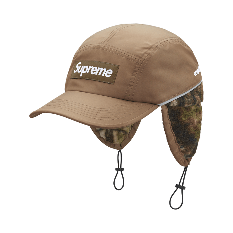 帽子 Supreme Twill camp cap KHAKI Buy Supreme Polartec Lined Packable Earflap Camp Cap 'Khaki