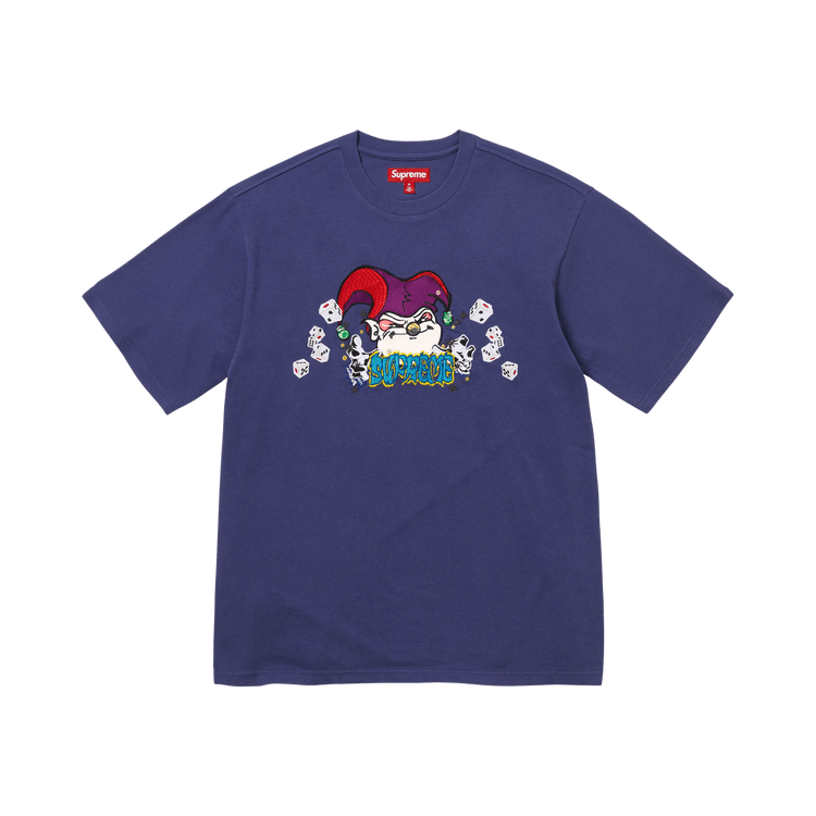 Buy Supreme Aoi Jester Short-Sleeve Top 'Washed Navy' - FW25KN91