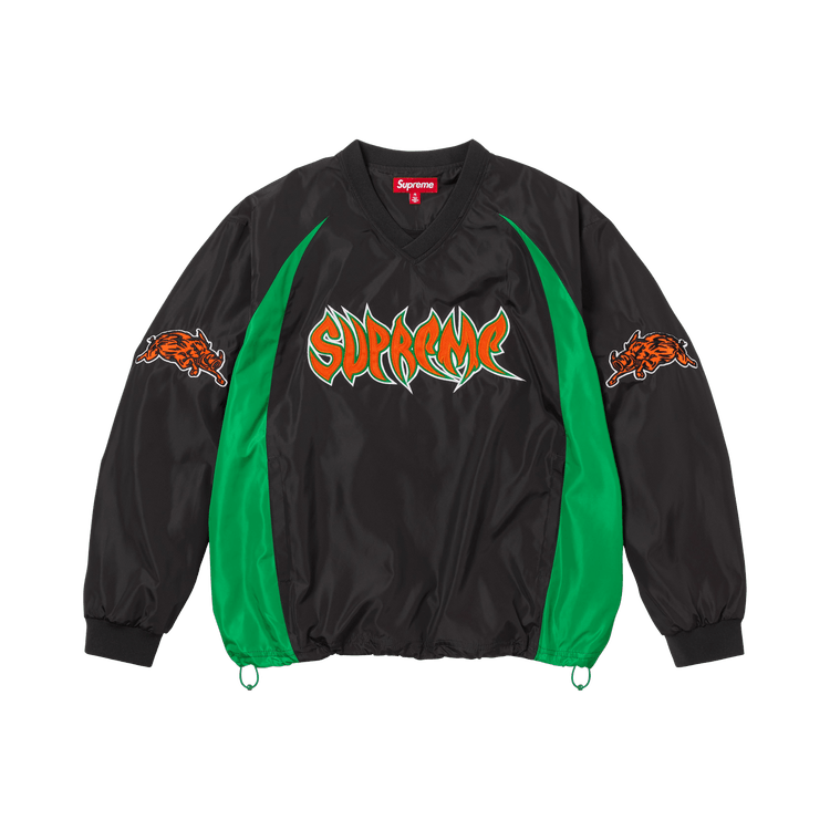 Buy Supreme Warthog Warm Up Pullover 'Black' - FW25KN23 BLACK | GOAT
