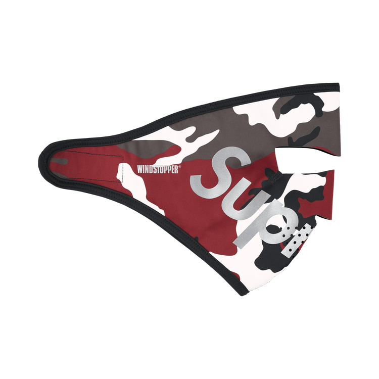 Buy Supreme Windstopper Facemask 'Red Camo' - FW25A63 RED CAMO | GOAT