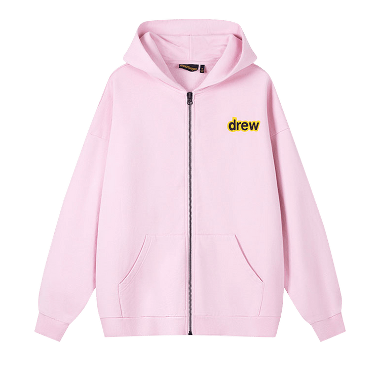 Buy Drew House Dino-Drew Zip-Up Hoodie 'Pink' - D15 SJK58 | GOAT