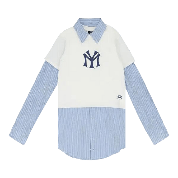 Buy Mowalola MY City Dress Shirt 'Blue' - 05083 1SS2404MMCDSB BLUE