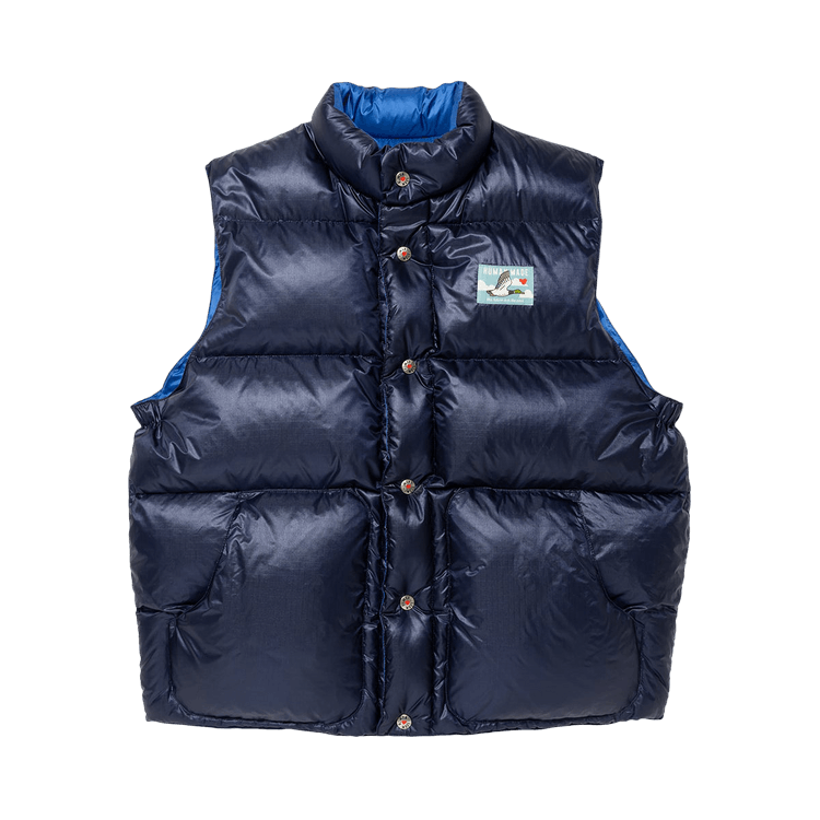 Buy Human Made Reversible Down Vest 'Navy' - HM30JK024 NAVY | GOAT