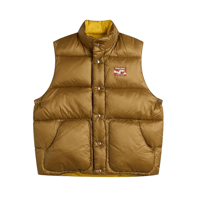 Buy Human Made Reversible Down Vest 'Olive Drab' - HM30JK024 OLIV