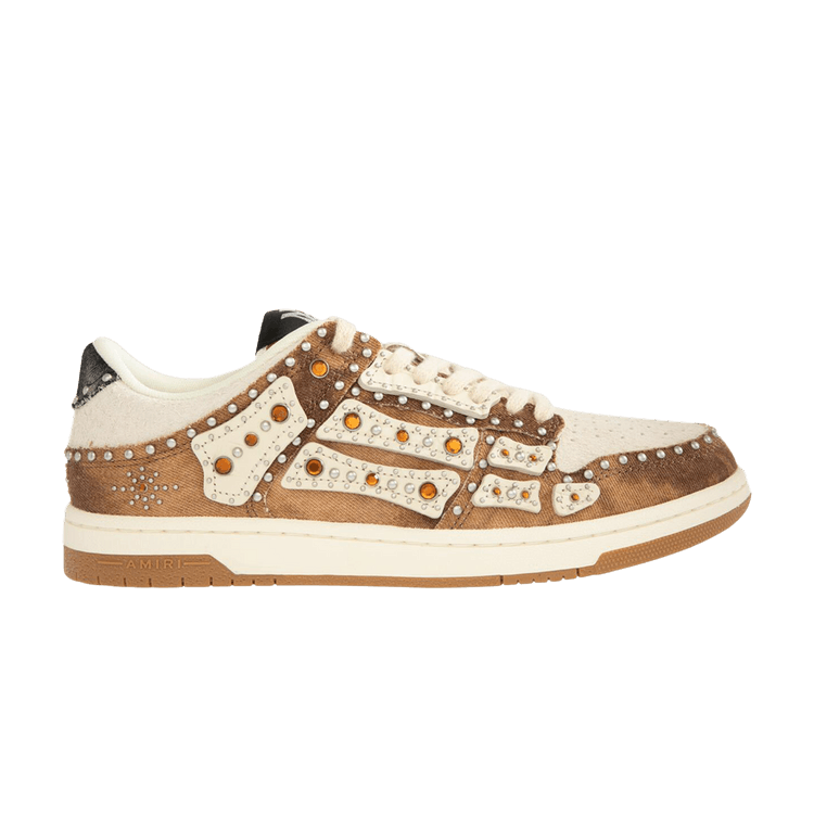 Buy Amiri Stud Skel Top Low 'Dark Brown' - AMSNSN1002 200 | GOAT
