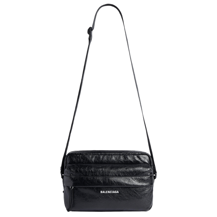 Buy Balenciaga Logo Print Shoulder Bag 'Black' - 845592 1VG87 1000