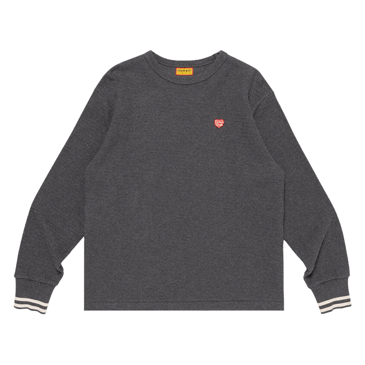 Buy Human Made Thermal Long-Sleeve T-Shirt 'Charcoal' - HM30CS018