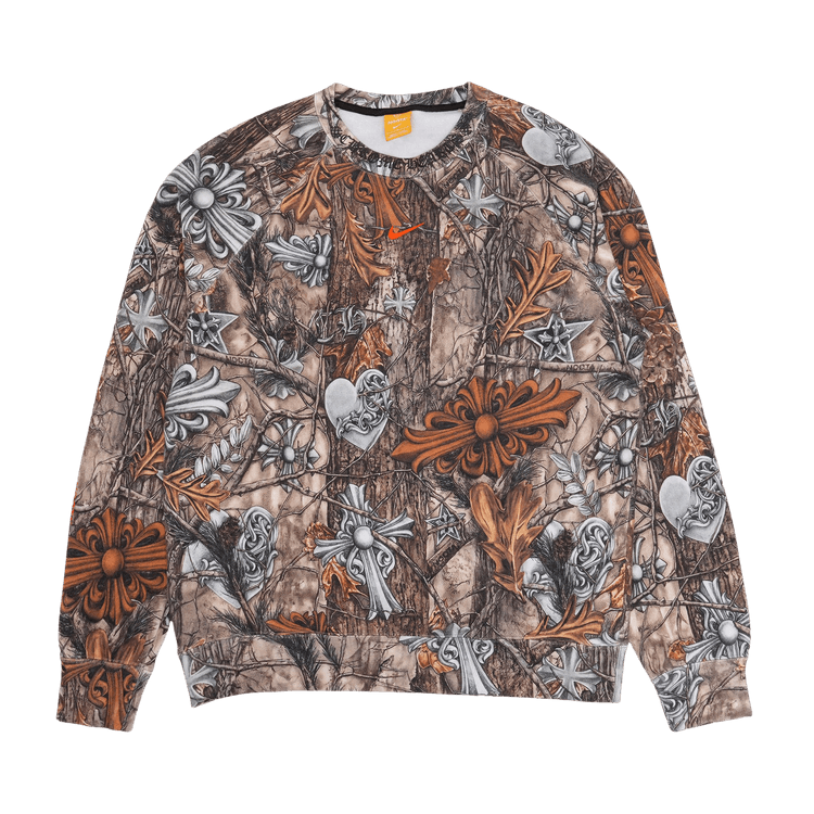 Buy Chrome Hearts x NOCTA x Nike Cardinal Stock Fleece Crewneck