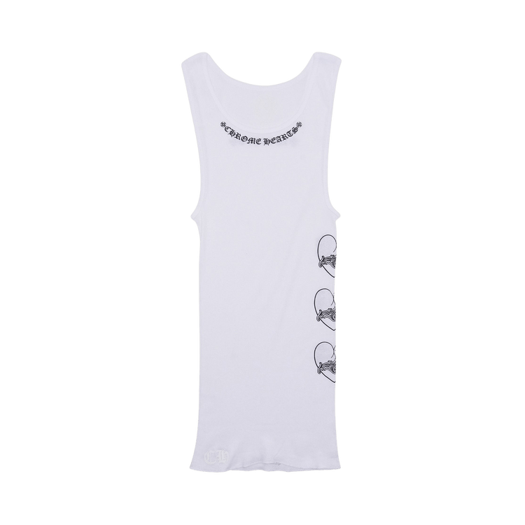 Buy Chrome Hearts Love You Rib Tank 'White/Black' - 01383