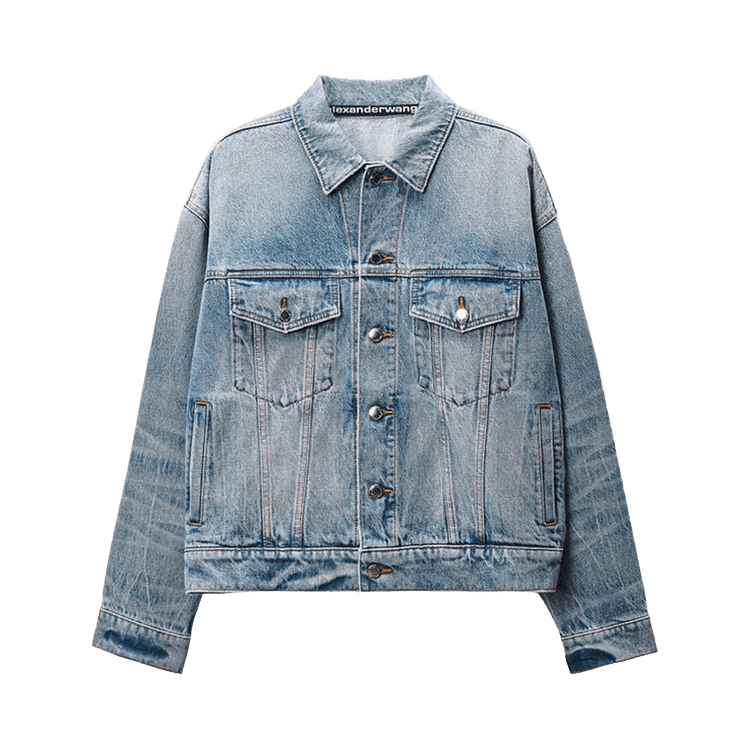 ALEXANDER WANG ブロックチェック シャドーロゴクロップドジャケット Alexander Wang - ALEXANDER WANG ブロックチェック シャドーロゴ