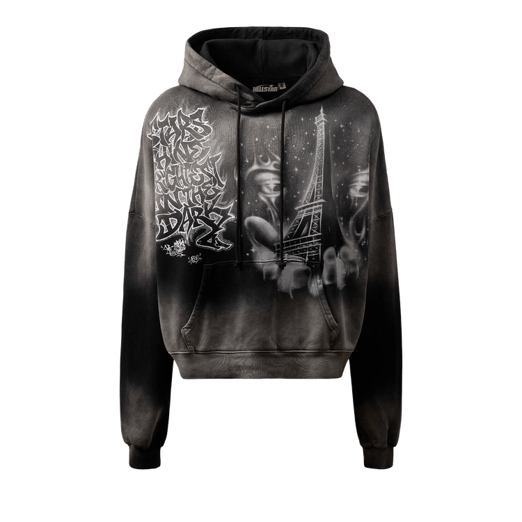 Buy Hellstar Eiffel Tower Hoodie 'Black' - HSSS26HO5 BLAC | GOAT