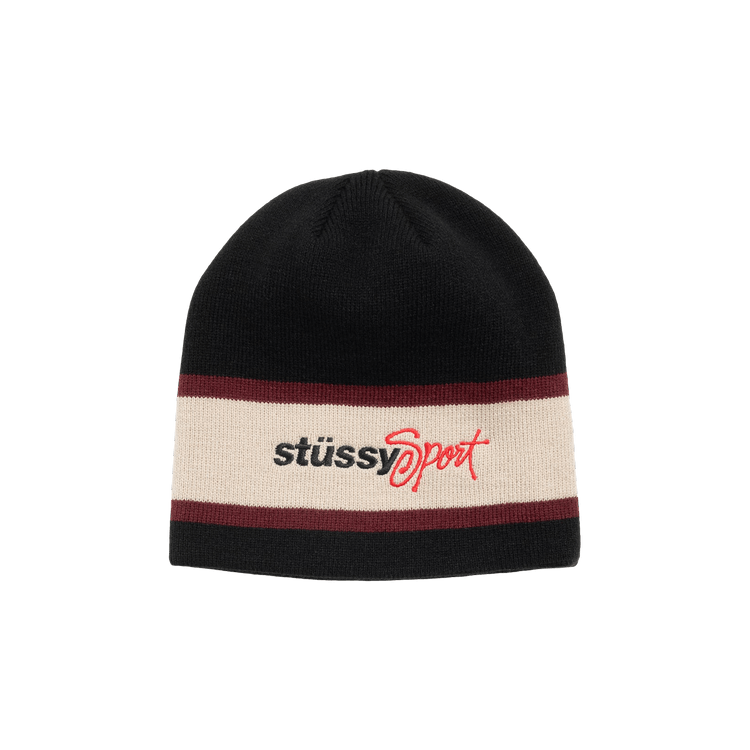 Buy Stussy Sport Stripe Skullcap 'Black' - 1321253 BLAC | GOAT