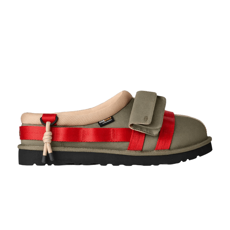 UGG Tasman Wildwood Slipper Burnt Olive Red Pepper