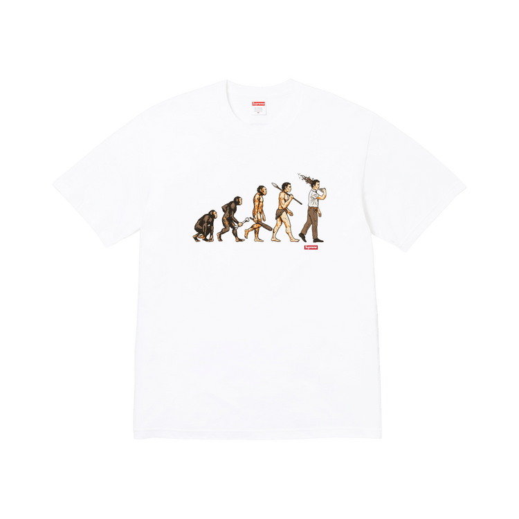 Buy Supreme Evolution Tee 'White' - SS26T49 WHITE | GOAT