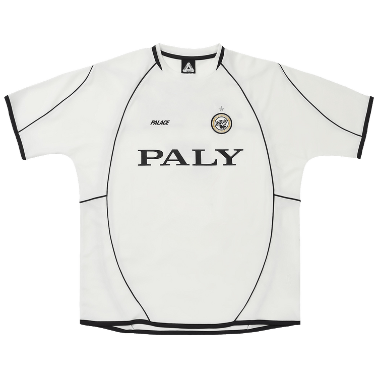 Buy Palace Pro Team Piped Jersey 'White' - P30ES017 | GOAT