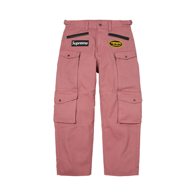 supreme シュプリーム チノパンツ ピンク 32 Supreme-Umbro-Leather-Track-