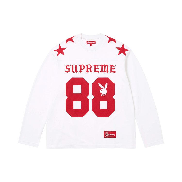 Buy Supreme x Playboy Long-Sleeve Top 'White' - SS26KN38 WHITE | GOAT