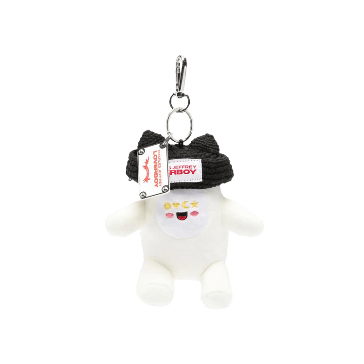 Buy Charles Jeffrey Loverboy Gromlin Plush Keyring 'Black/White