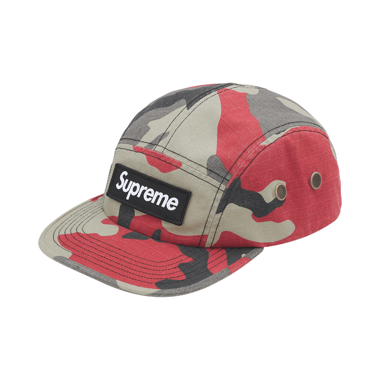 Buy Supreme Military Camp Cap 'Red Camo' - SS26H45 RED CAMO | GOAT