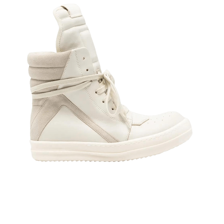 Buy Rick Owens Wmns Pelle Geobasket Scarpe 'Dirty Milk Pearl