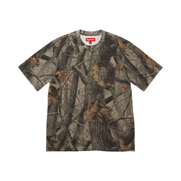 Buy Supreme Short-Sleeve Pocket Tee 'Realtree Hardwoods Camo Buy Supreme Short-Sleeve Pocket Tee 'Realtree Hardwoods Camo