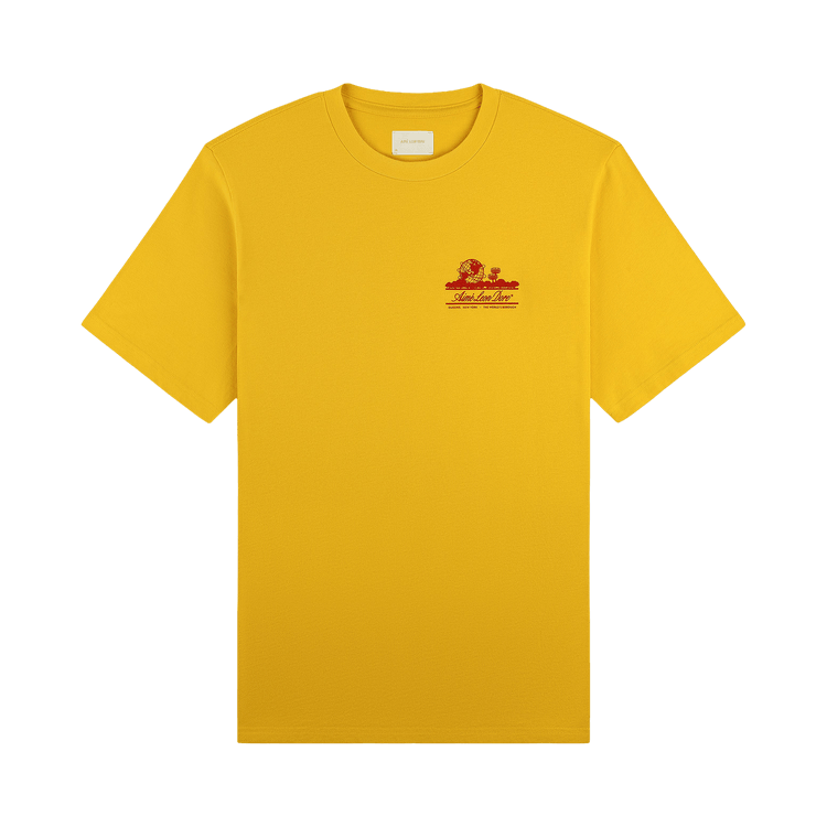Achetez des Aimé Leon Dore Sun Faded Unisphere Tee 'Mimosa