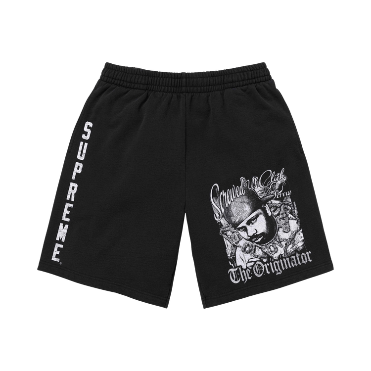 Buy Supreme x Dj Screw Sweatshort 'Black' - SS26SH30 BLACK | GOAT