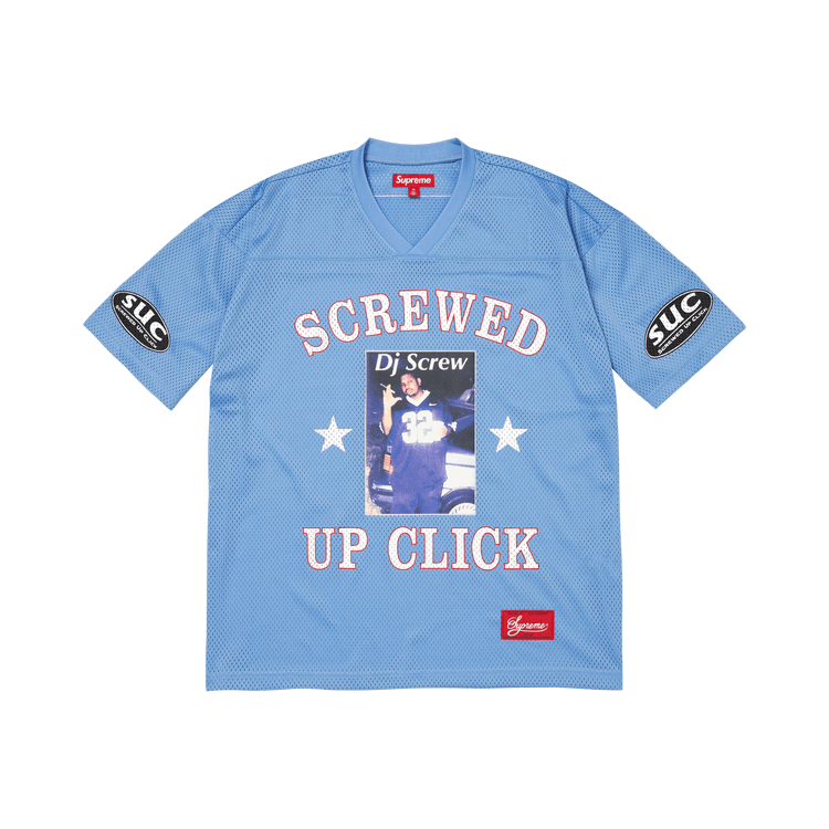 Buy Supreme x Dj Screw Jersey 'Light Blue' - SS26KN69 LIGHT BLUE