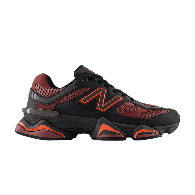 New Balance 9060 Black Washed Burgundy